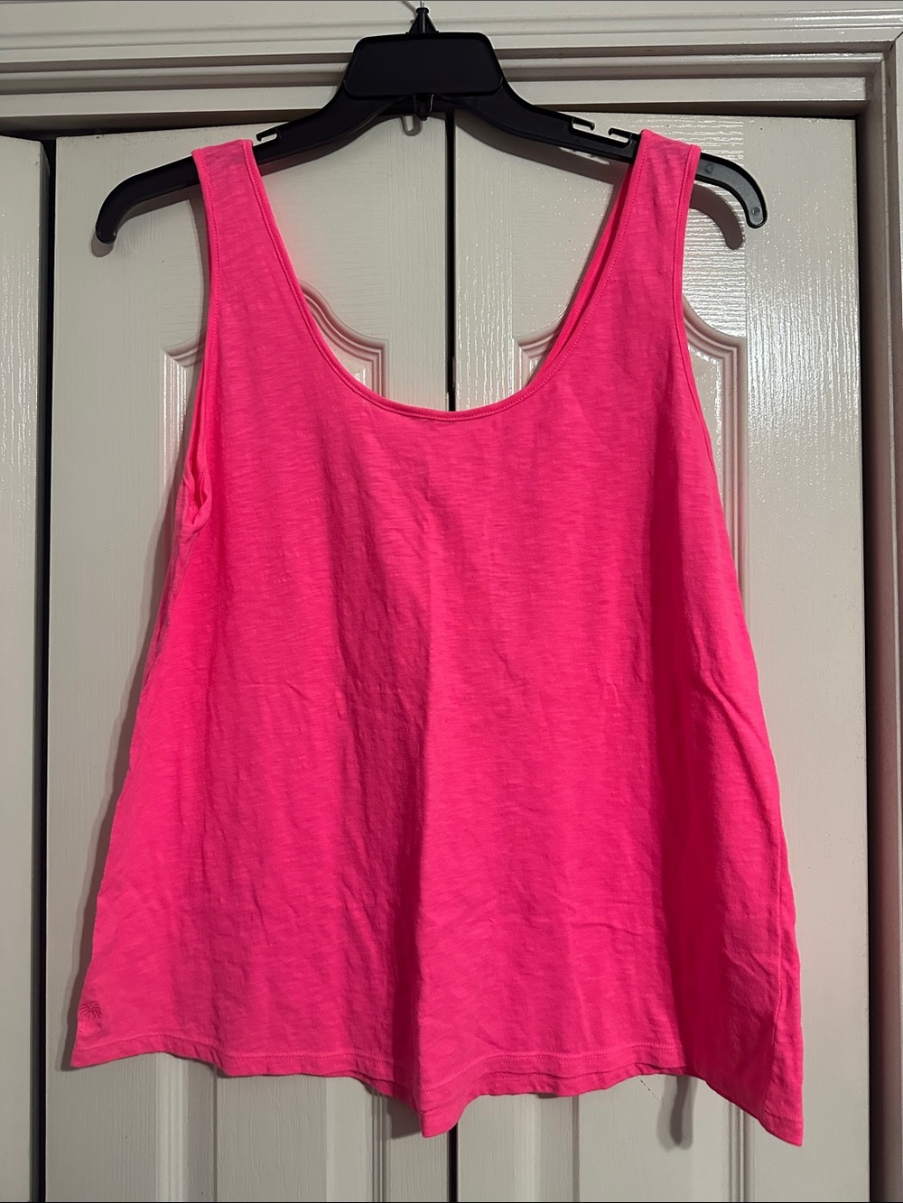 Lilly Pulitzer Neon Pink Scoop Neck Tank